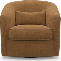 mazzy light brown accent chair   