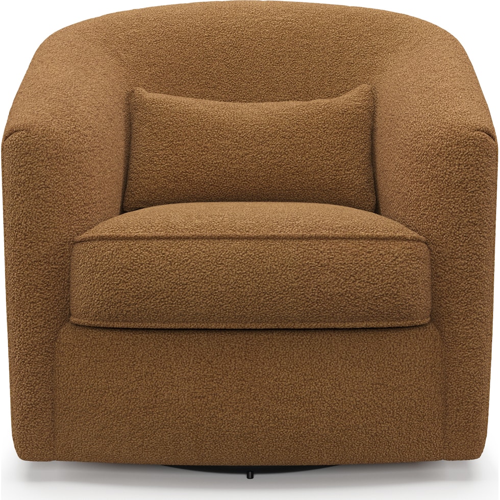mazzy light brown accent chair   