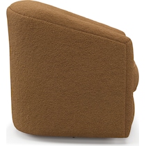 mazzy light brown accent chair   