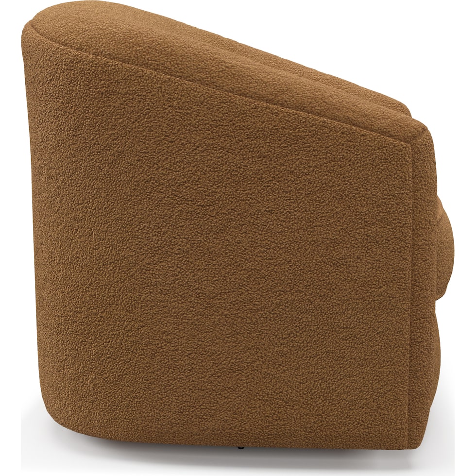 mazzy light brown accent chair   