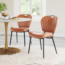 mcarthur light brown dining chair   