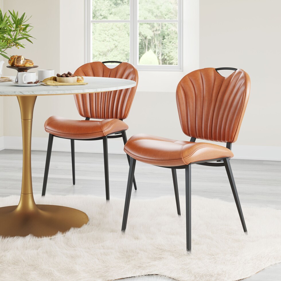 mcarthur light brown dining chair   
