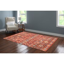 mcphee red area rug  x    