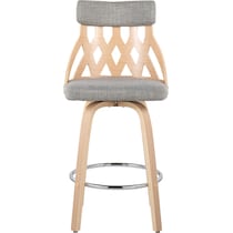 meja gray counter height stool   