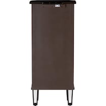 mekia dark espresso glass armoire   