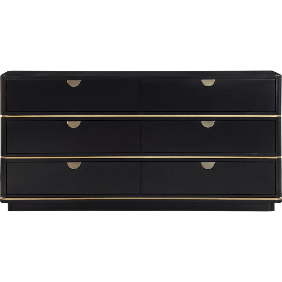 melina black dresser   