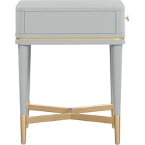 melina gray nightstand   