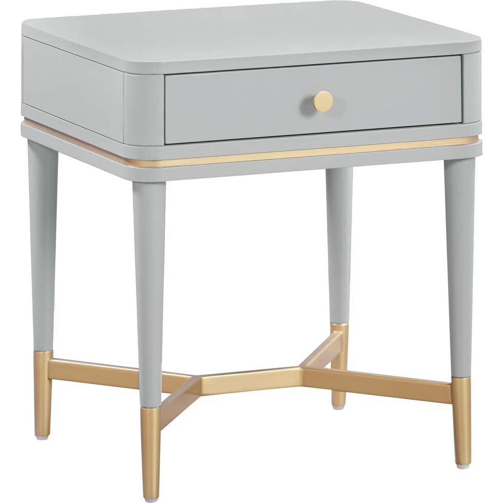 melina gray nightstand   