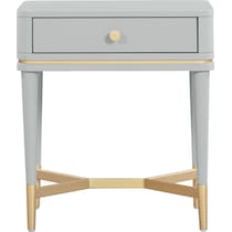 melina gray nightstand   