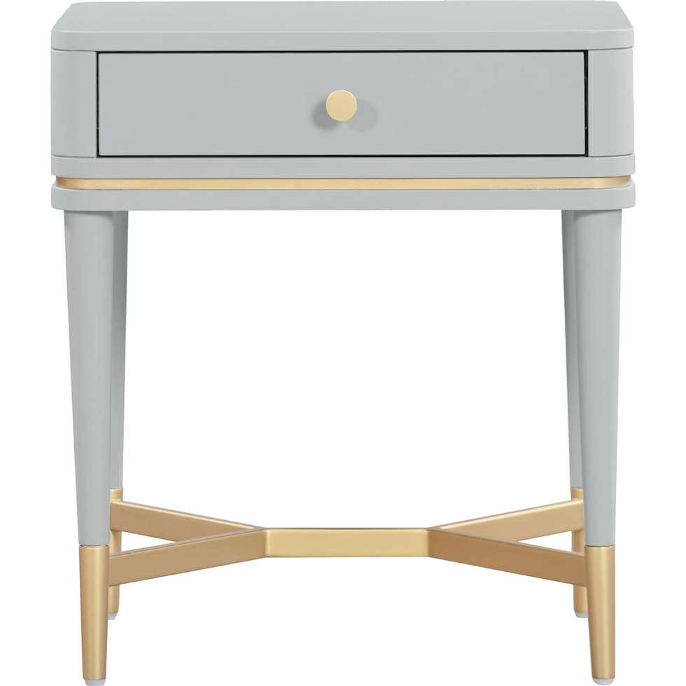 melina gray nightstand   