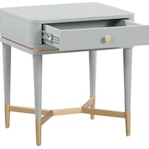melina gray nightstand   