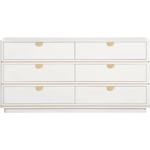 melina white dresser   