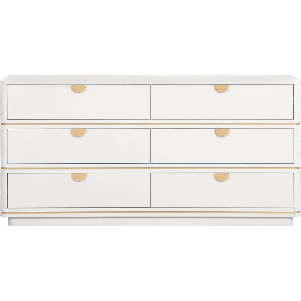 melina white dresser   