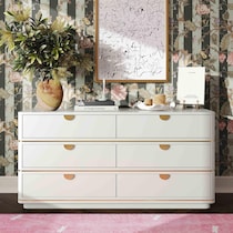melina white dresser   