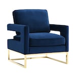 mellissa blue accent chair   