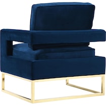 mellissa blue accent chair   