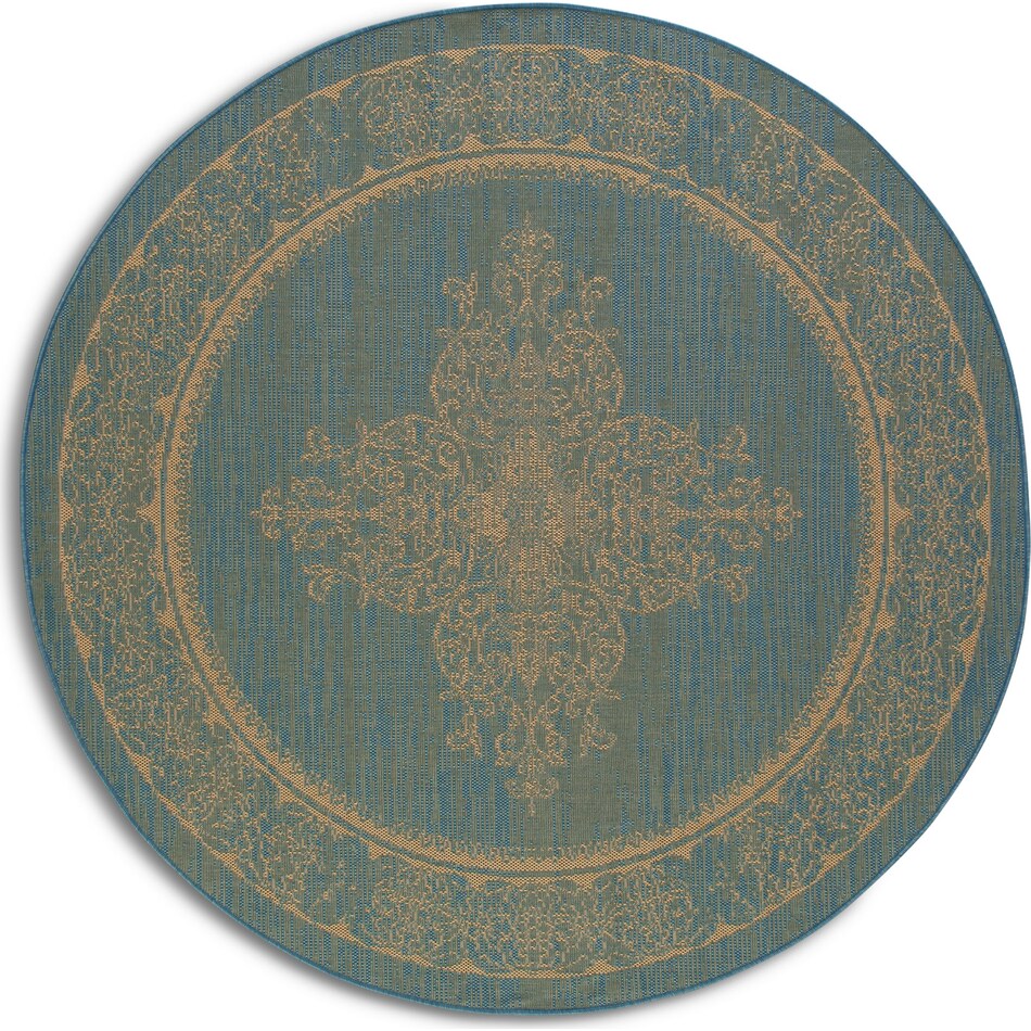 melody blue outdoor area rug   
