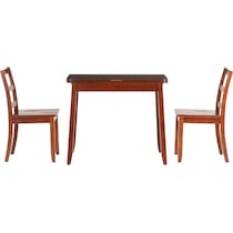 melonie dark brown  pc dining room   