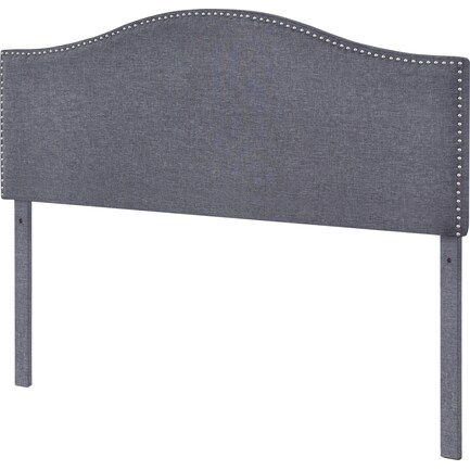 Melonie Full/Queen Upholstered Headboard - Charcoal