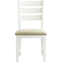 melony white dining chair   