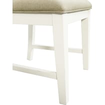 melony white dining chair   