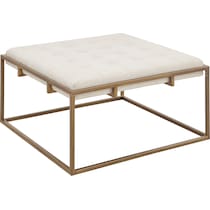 melora white coffee table   