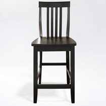 melrose black counter height stool   