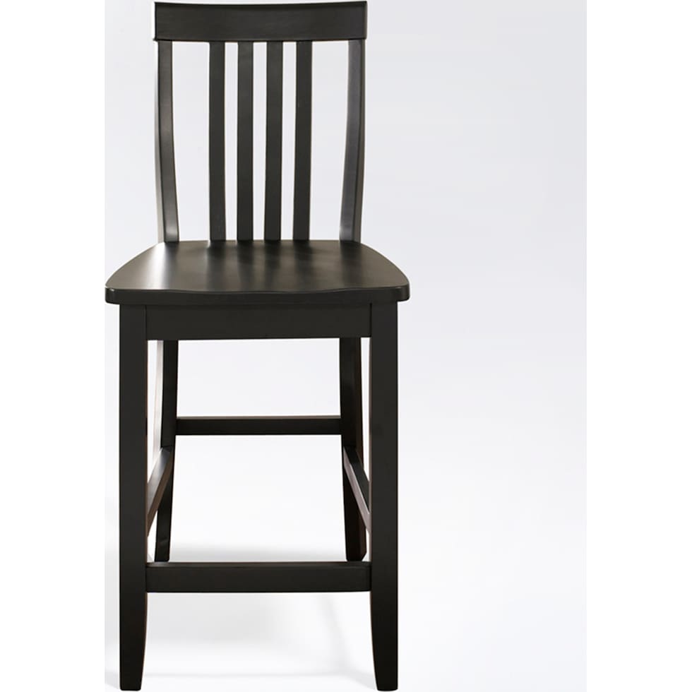 melrose black counter height stool   