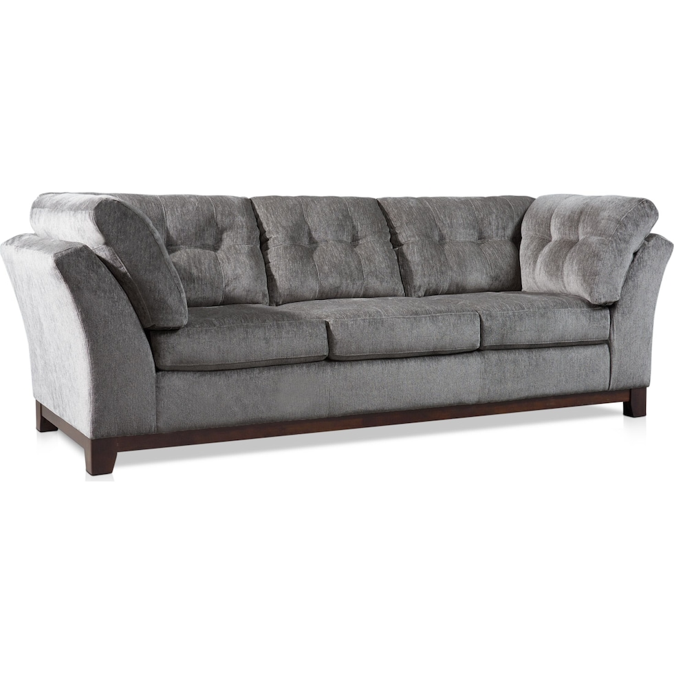 melrose gray sofa   