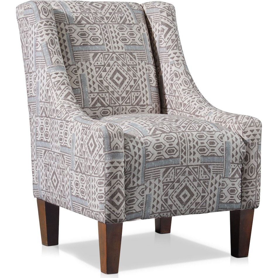 melrose light brown accent chair   