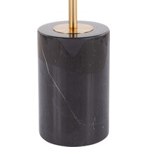 melton black gold side table   