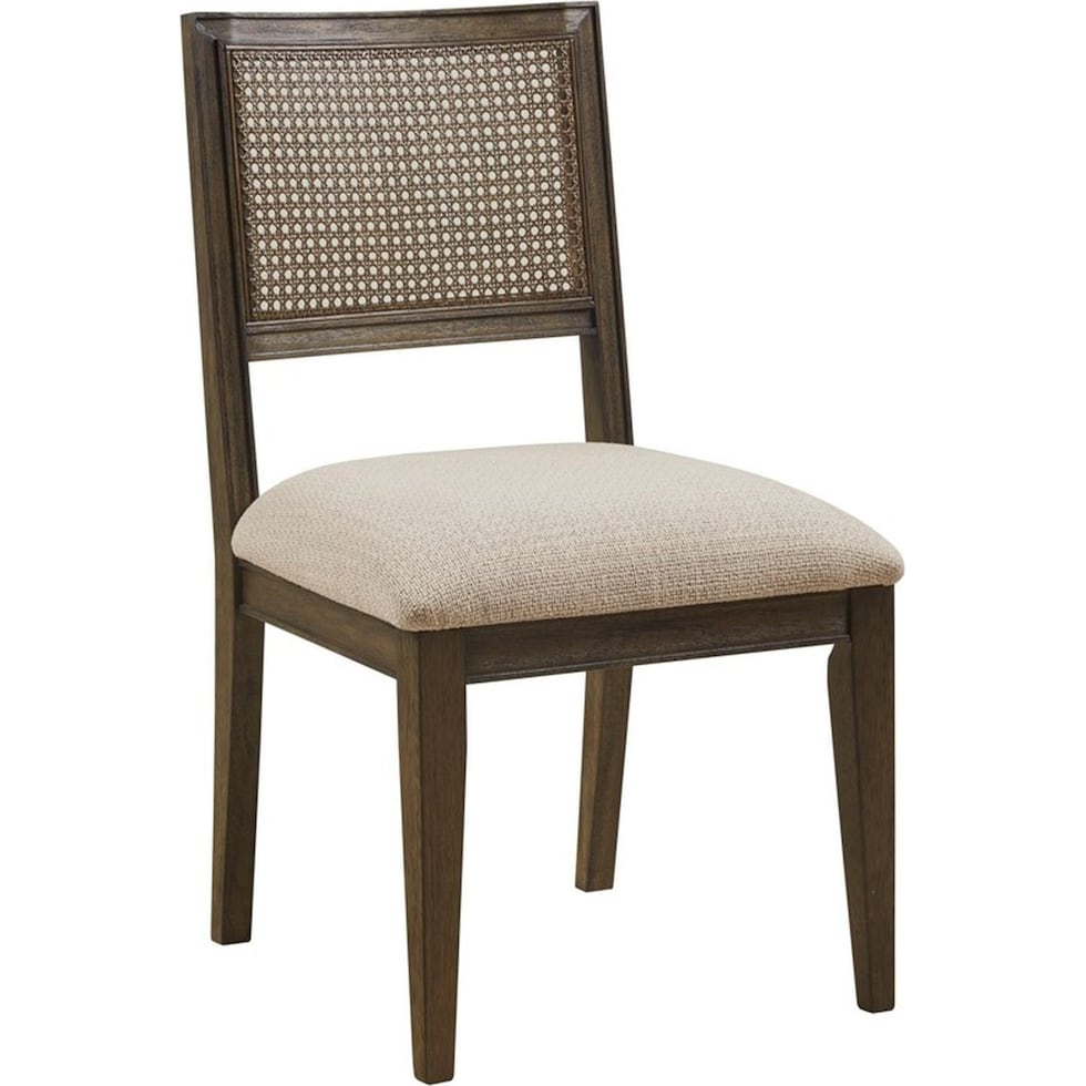 menlo dark brown dining chair   