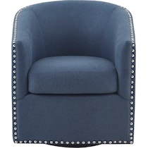 meredith blue accent chair   