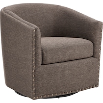 meredith dark brown accent chair   