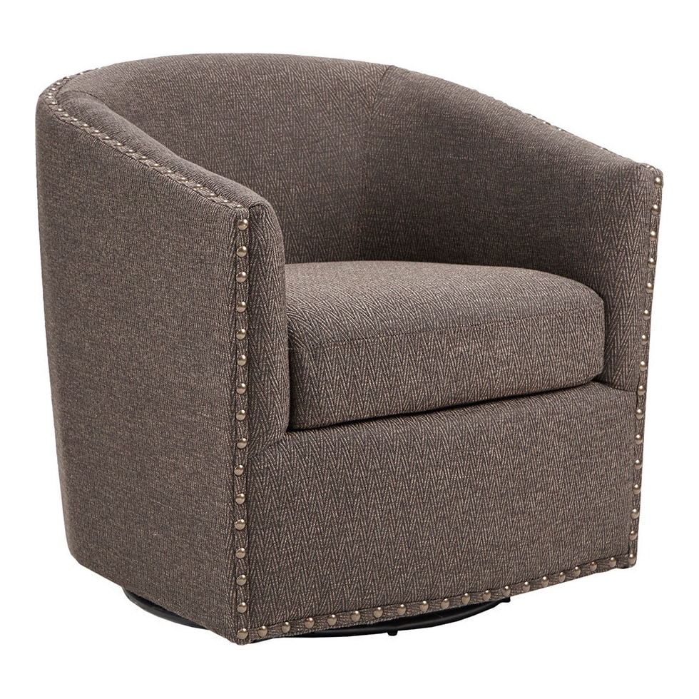 meredith dark brown accent chair   