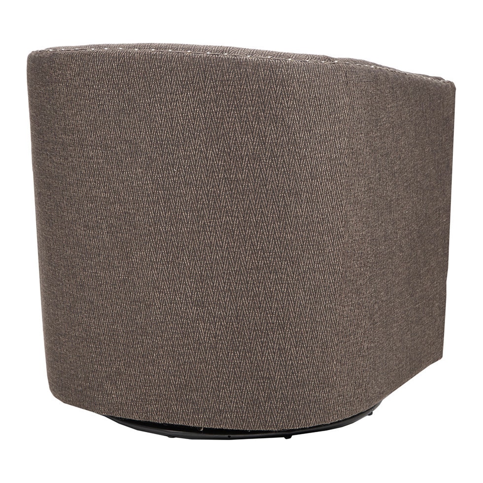 meredith dark brown accent chair   