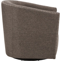 meredith dark brown accent chair   