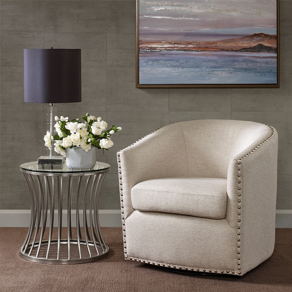 meredith neutral accent chair   