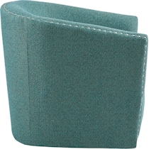 meredith teal accent chair   