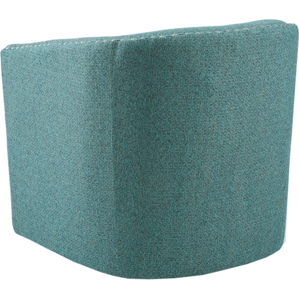 meredith teal accent chair   