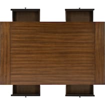 meretta dark brown  pc counter height dining room   