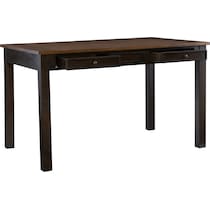 meretta dark brown  pc counter height dining room   