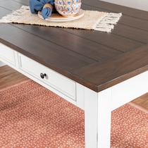 meretta white  pc counter height dining room   