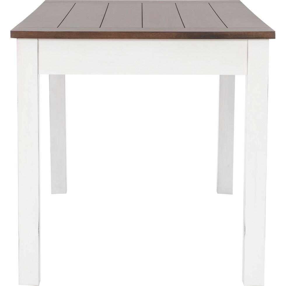 meretta white  pc counter height dining room   