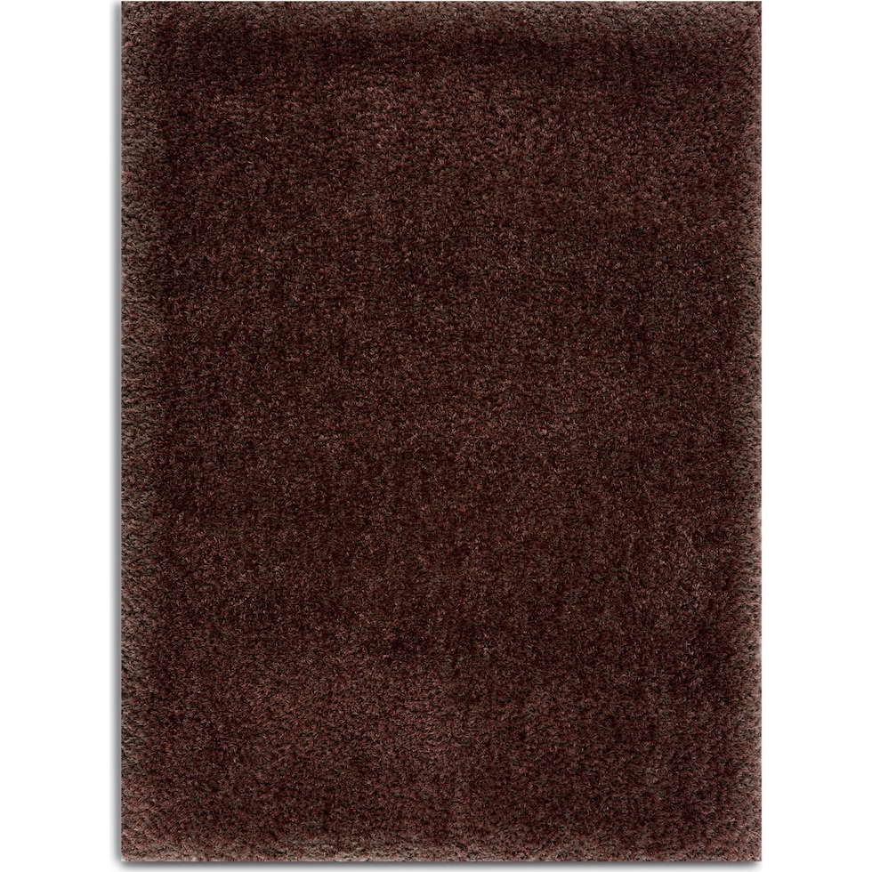 merino dark brown area rug  x    