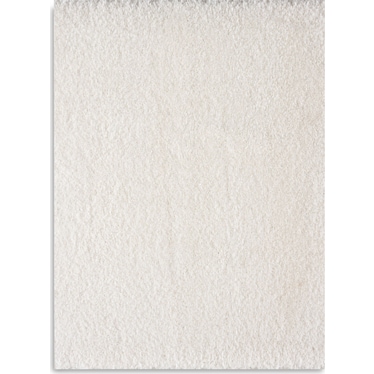 Merino Plush Shag 8 x 10 Area Rug - White