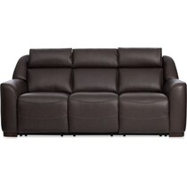 merrell dark brown  pc power reclining living room   
