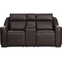 merrell dark brown  pc power reclining living room   