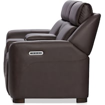 merrell dark brown loveseat   