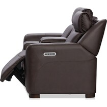 merrell dark brown loveseat   